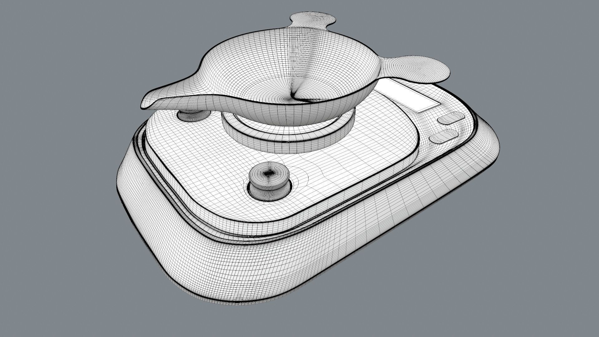 Digital Scale Machine 3D model_16