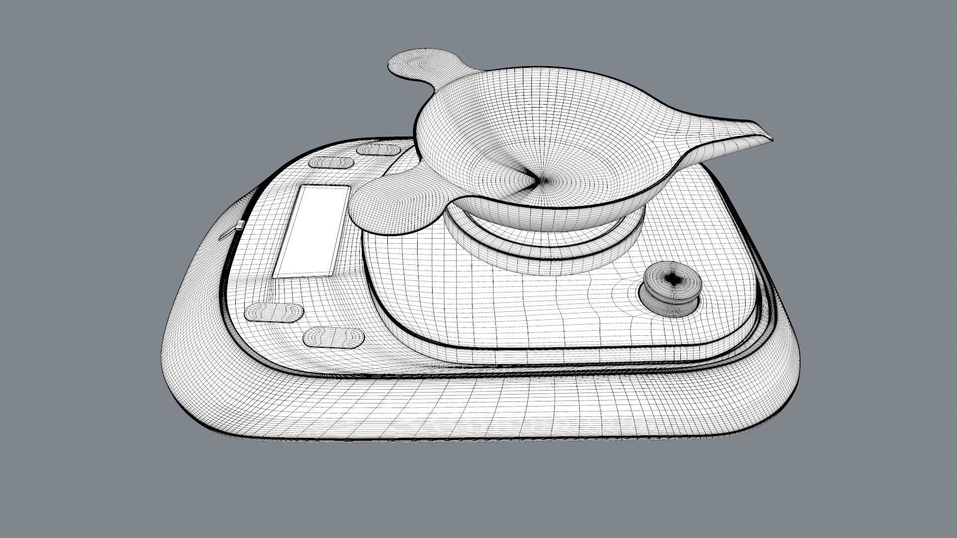 Digital Scale Machine 3D model_13