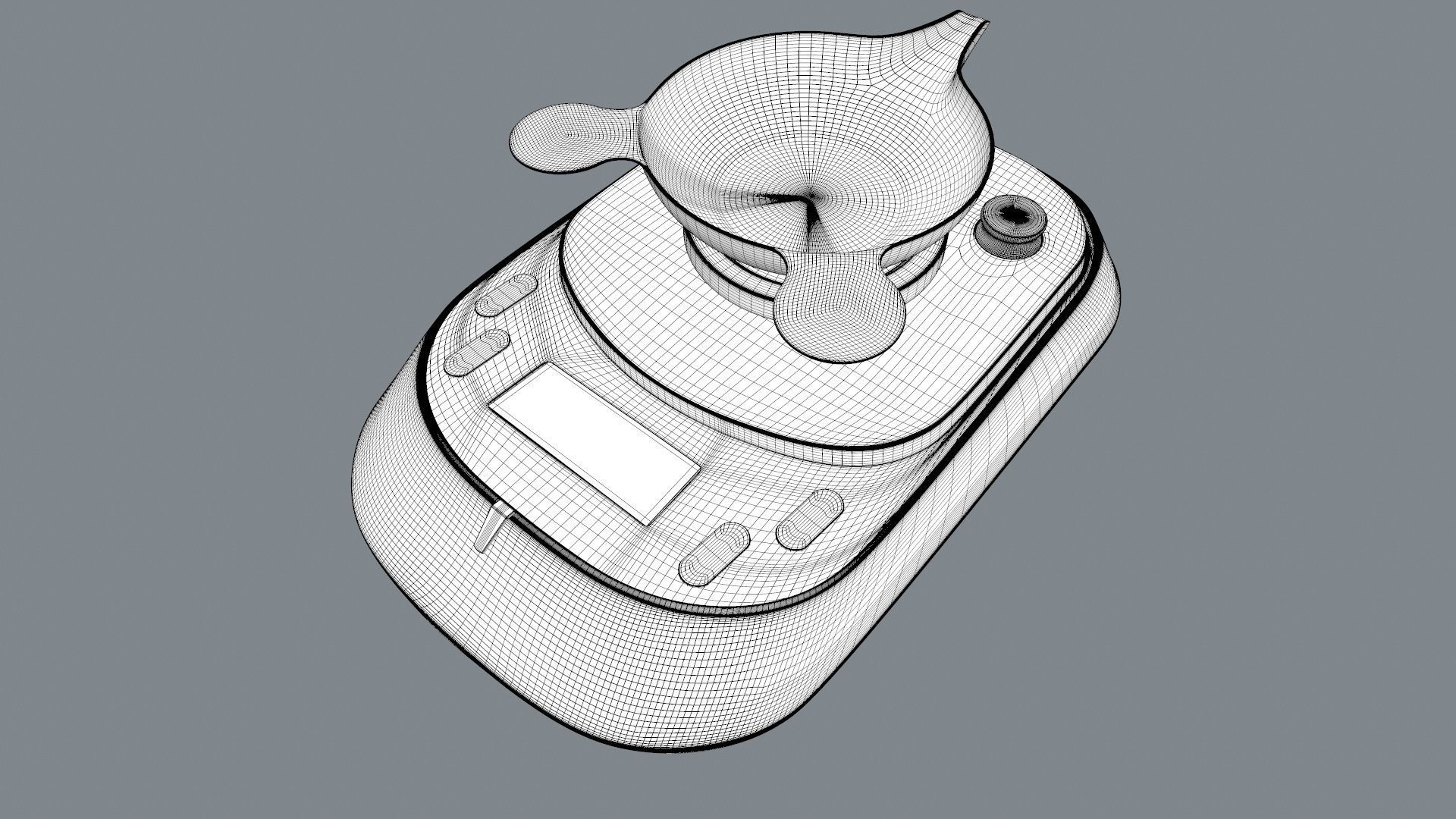 Digital Scale Machine 3D model_12