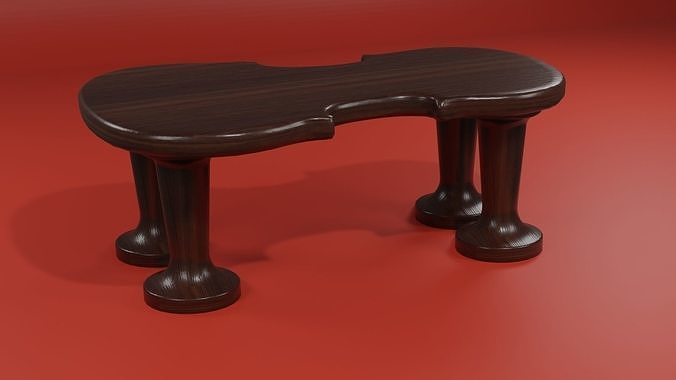 The Table Violin 3D model