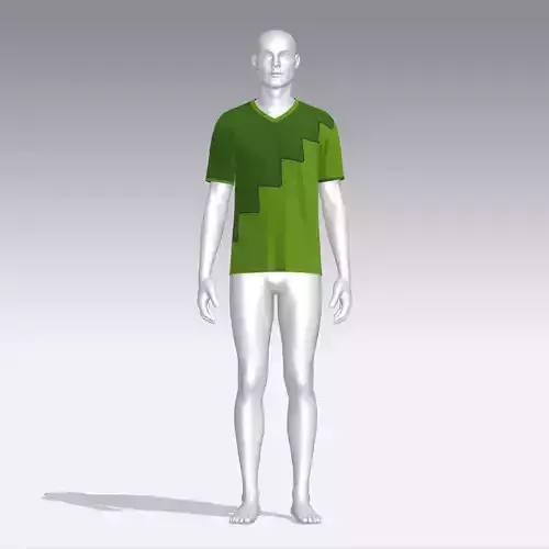 T-shirt mannequin wearing shirt
