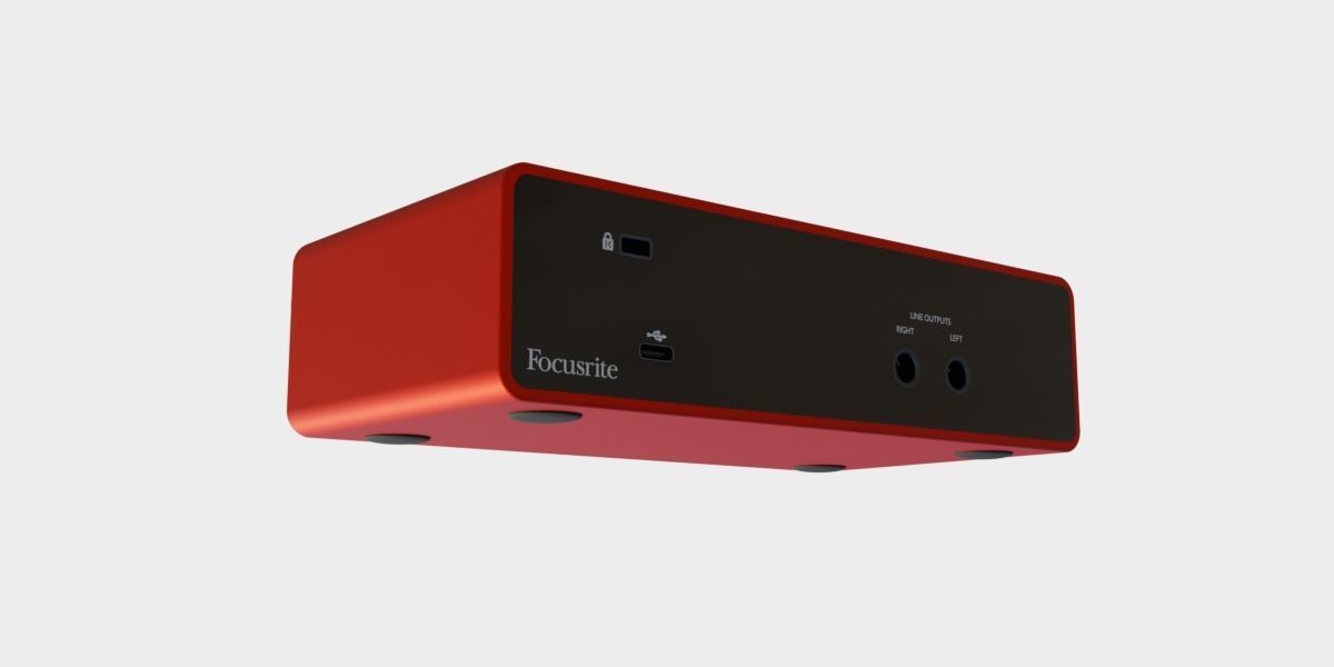 Focusrite Scarlett 2i2 3Gen 3D model_8