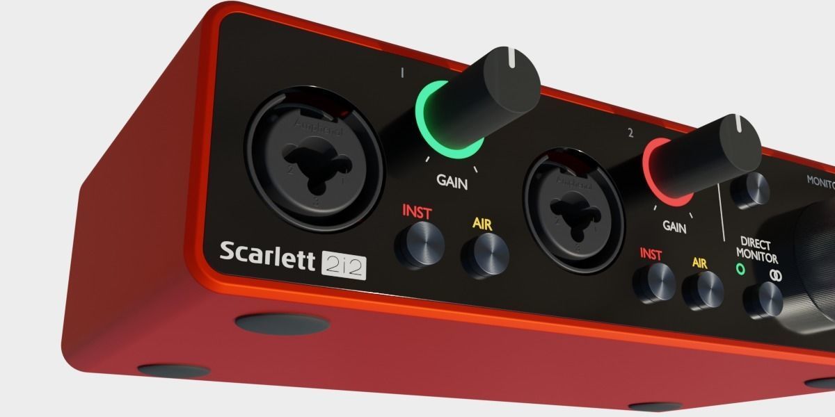 Focusrite Scarlett 2i2 3Gen 3D model_3