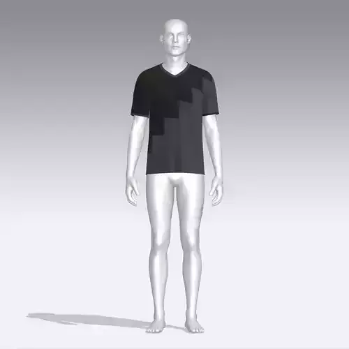 T-shirt male mannequin wearing shirt