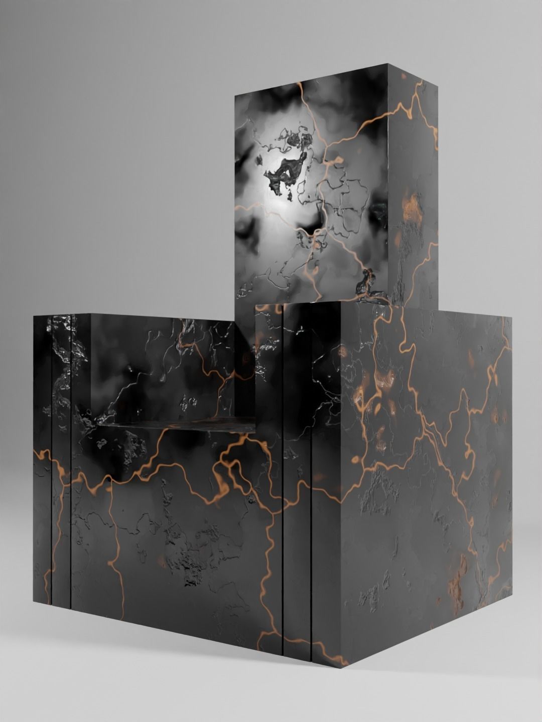 KDA throne  Free low-poly 3D model_1