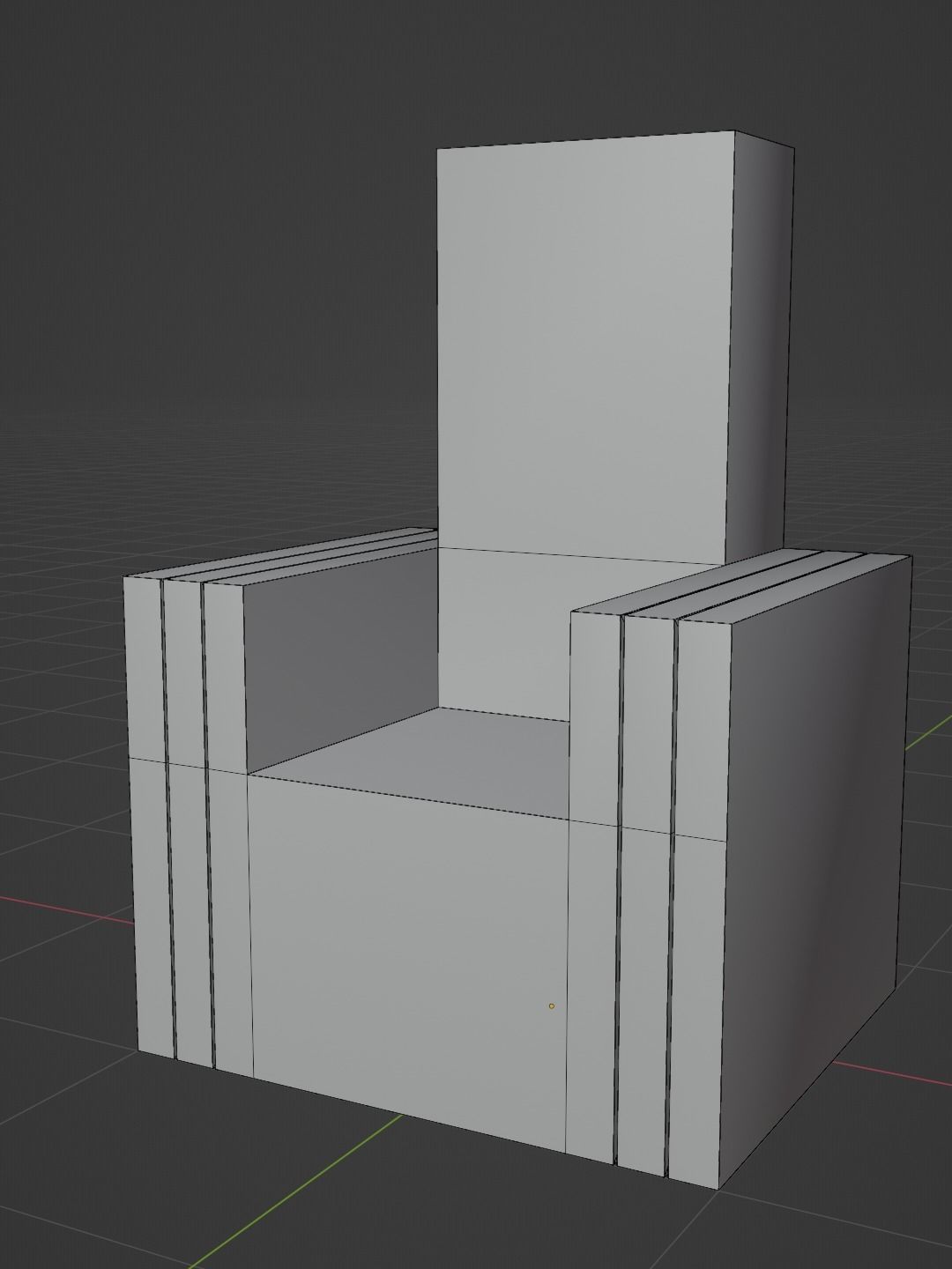 KDA throne  Free low-poly 3D model_5