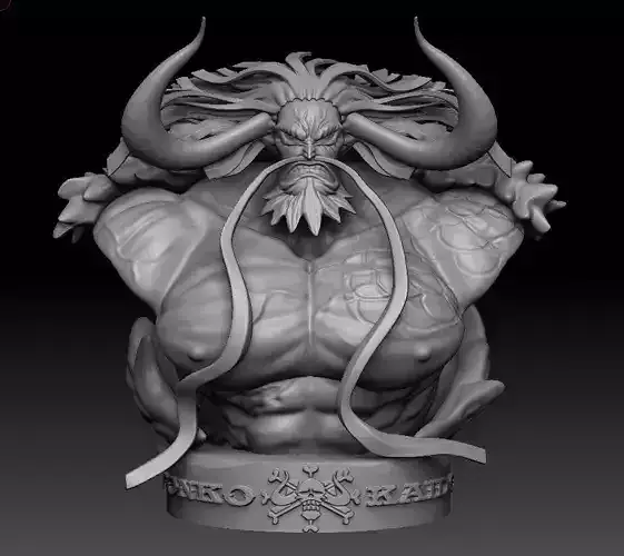YONKO KAIDO BUST ONE PIECE multi Pieces 3D print model