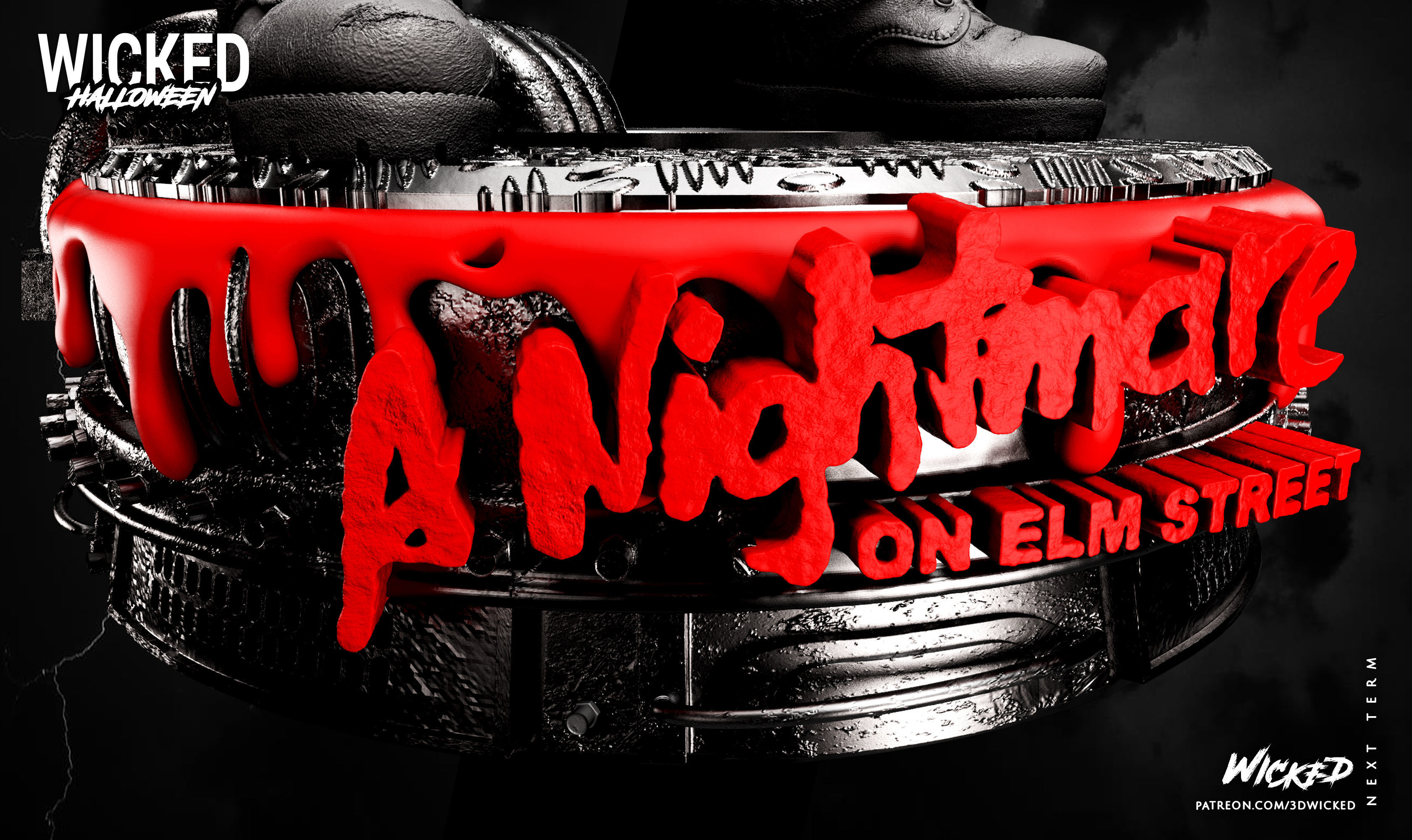 Wicked Movies Fredy Krueger Sculpture ready for 3d printing 3D print model_36