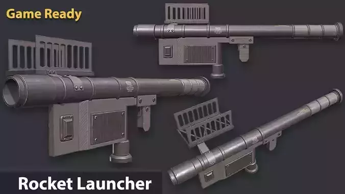 Rocket Launcher Game Ready 3  