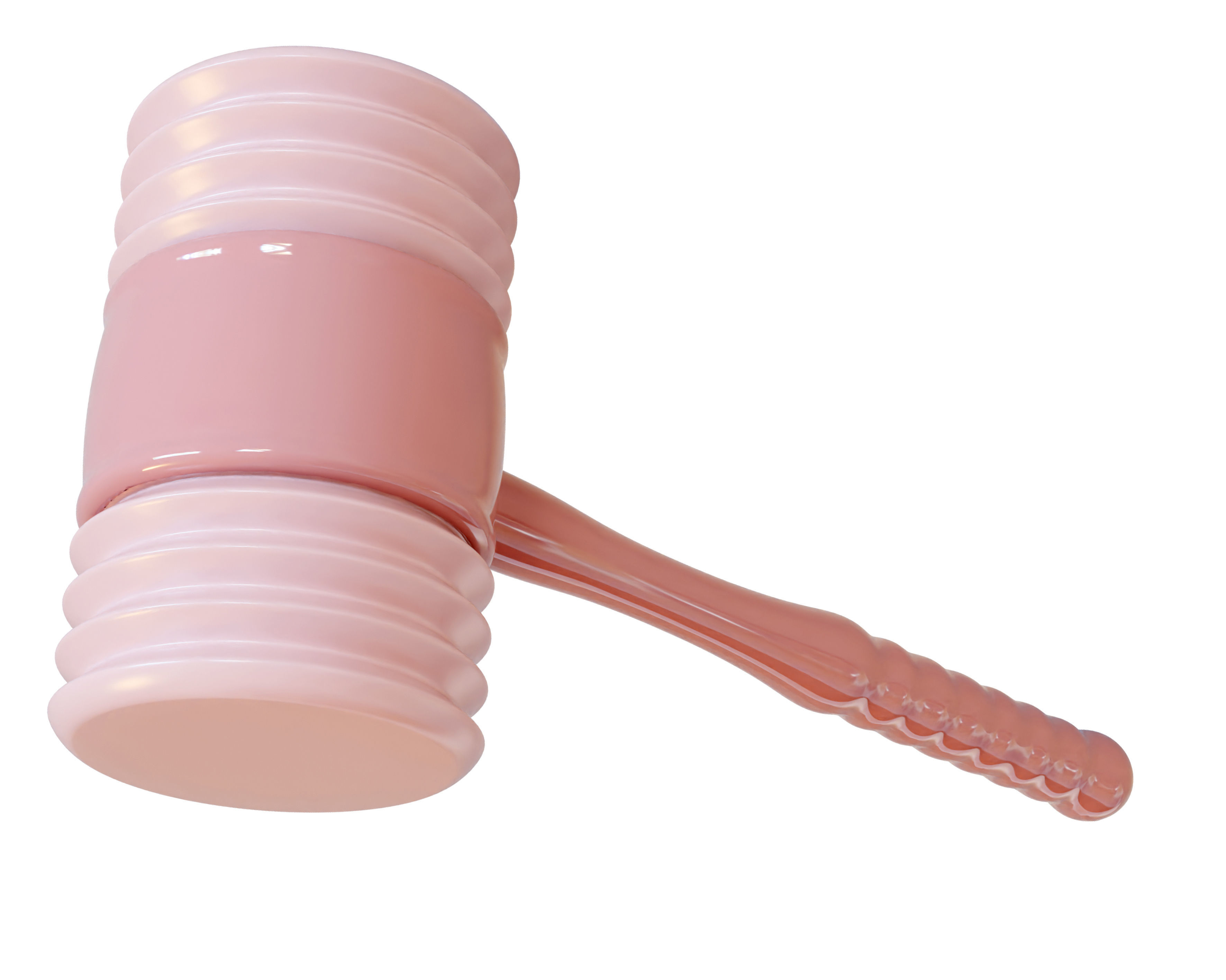 kids squishy toy hammer 3D model_1