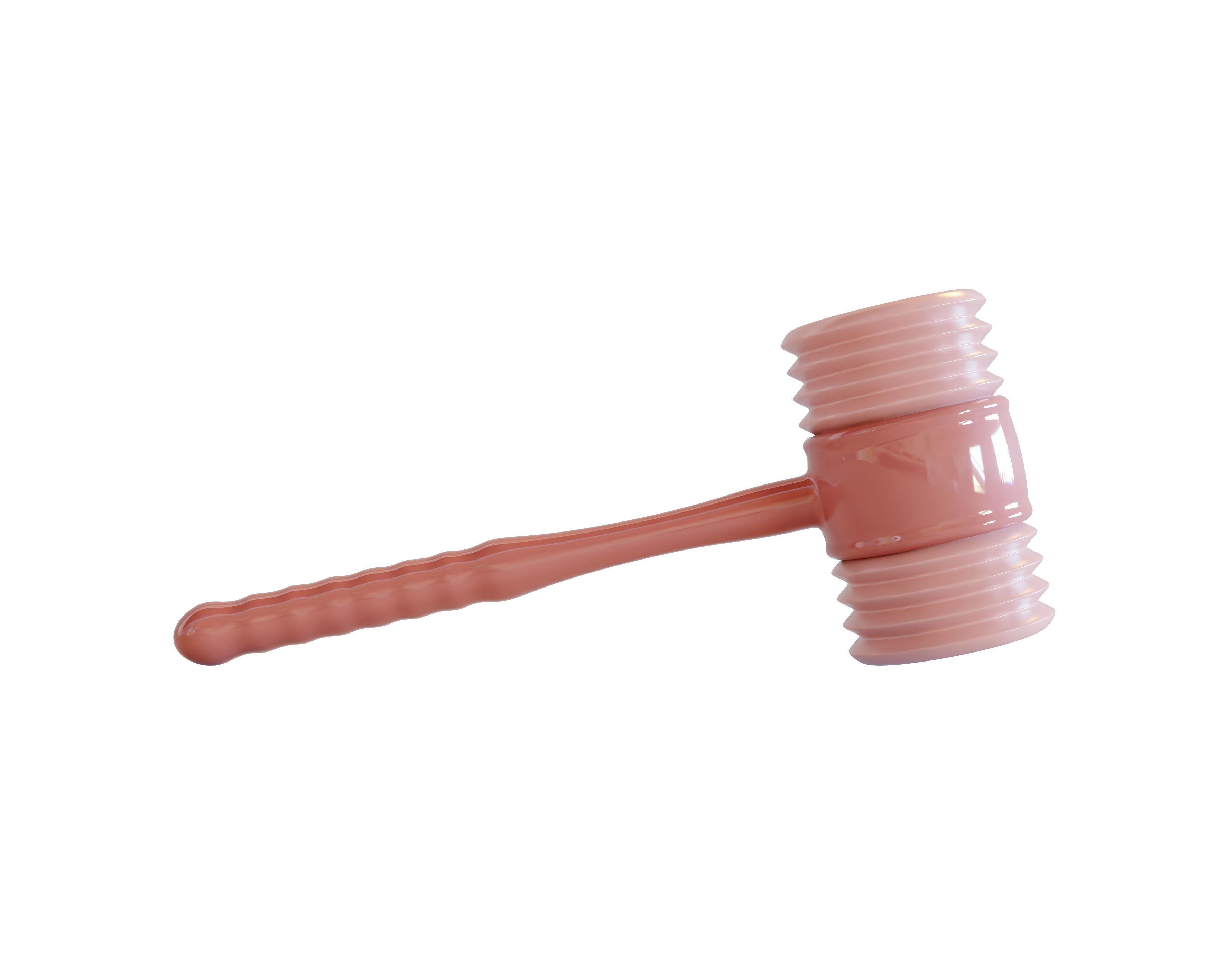 kids squishy toy hammer 3D model_6