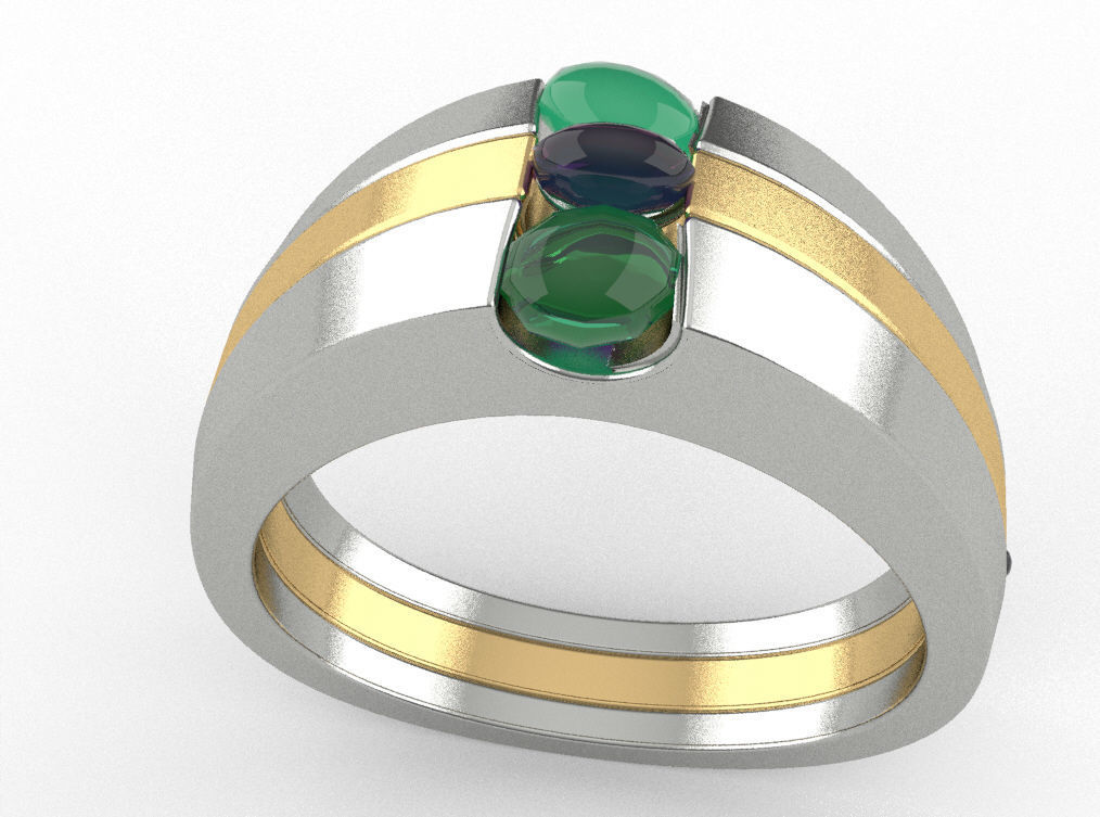 3DDD Ring 3D model_1