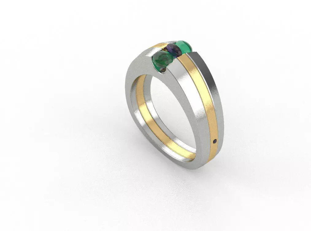 3DDD Ring 3D model_0