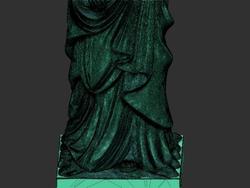 Mary with Chilld Jesus 3D print model_19