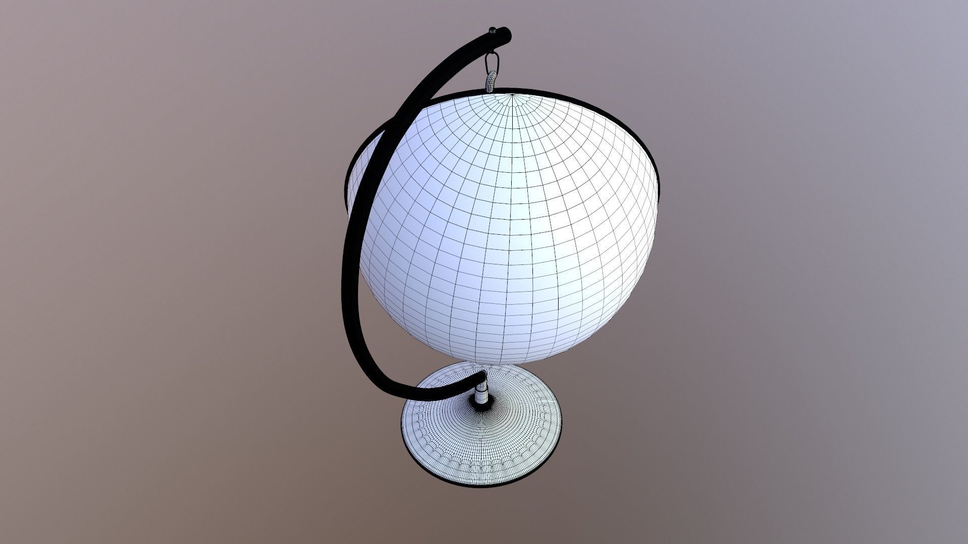 Hemisphere Hanging Chair 3D model_14