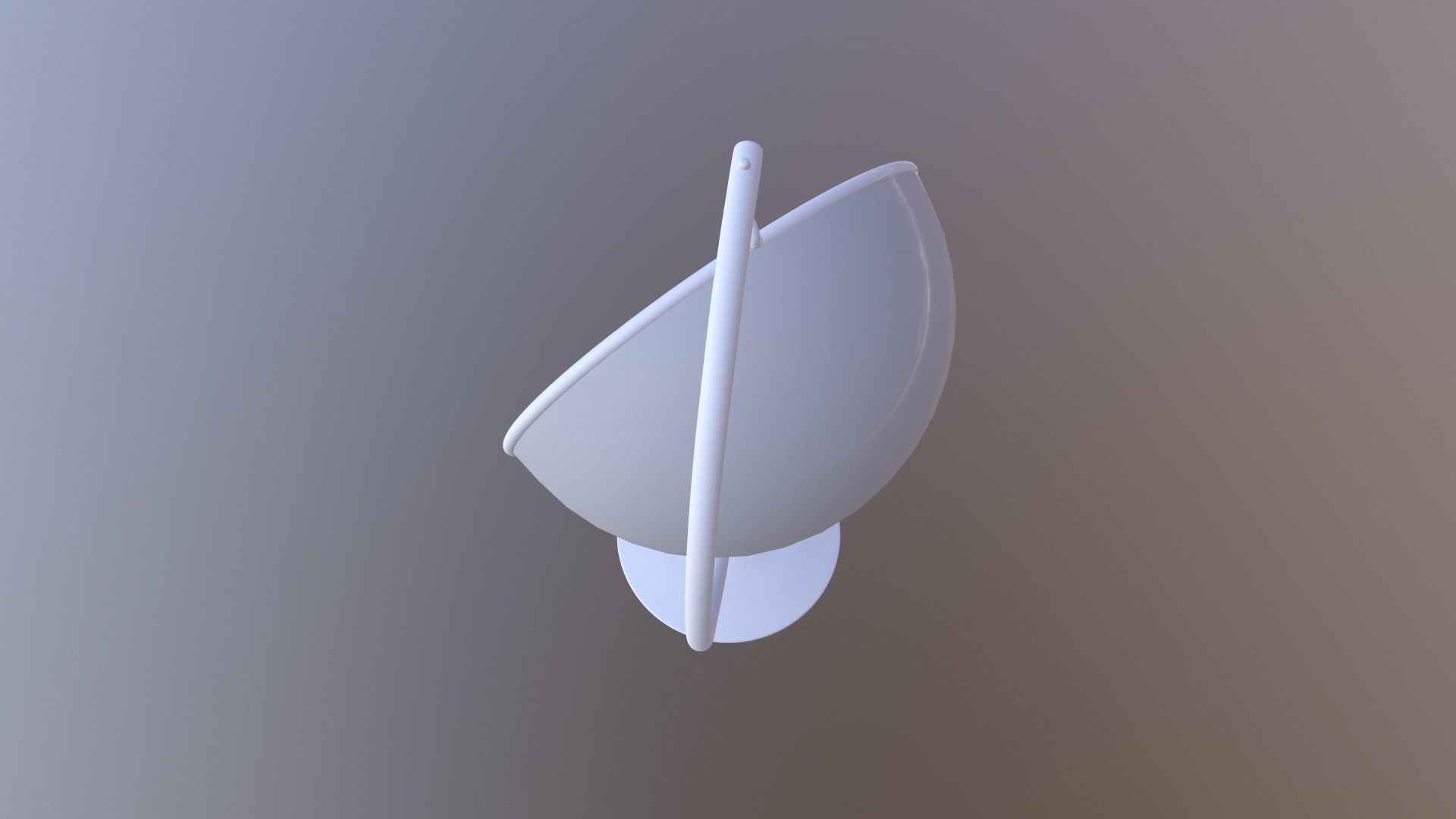 Hemisphere Hanging Chair 3D model_12