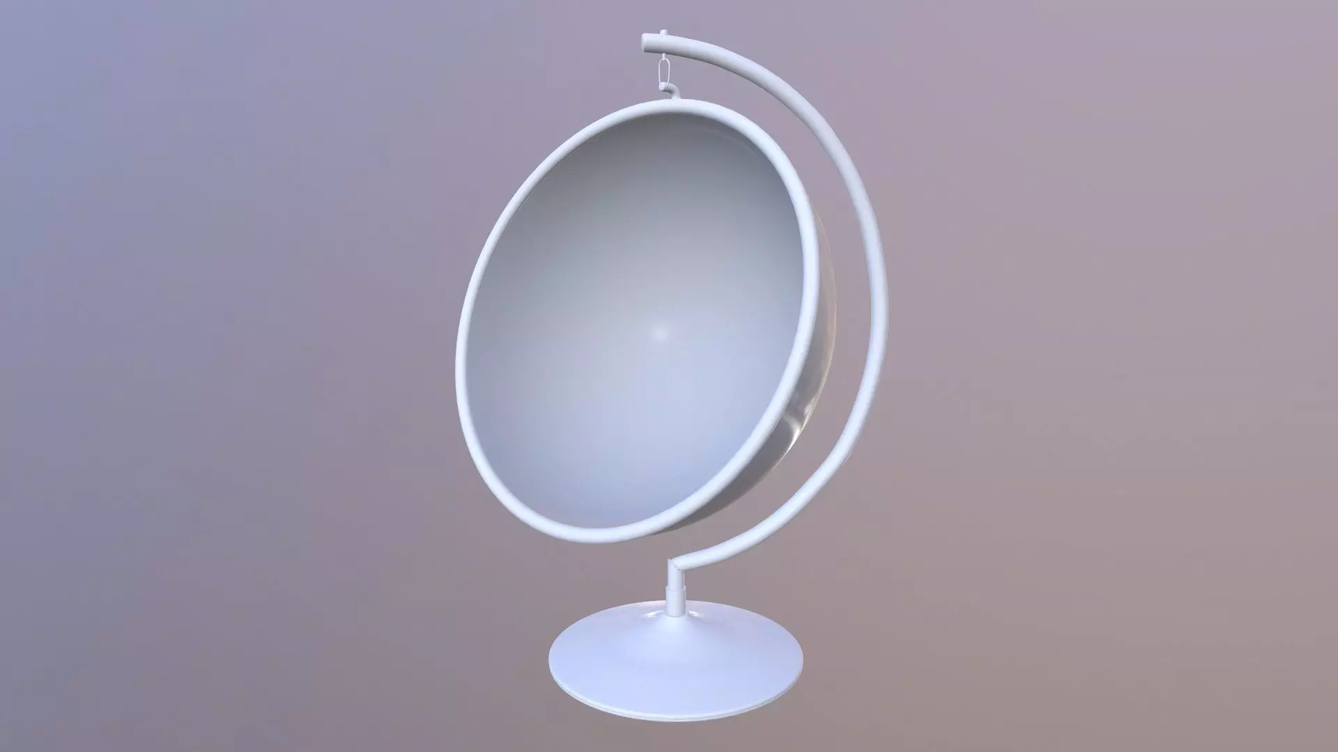 Hemisphere Hanging Chair 3D model_0