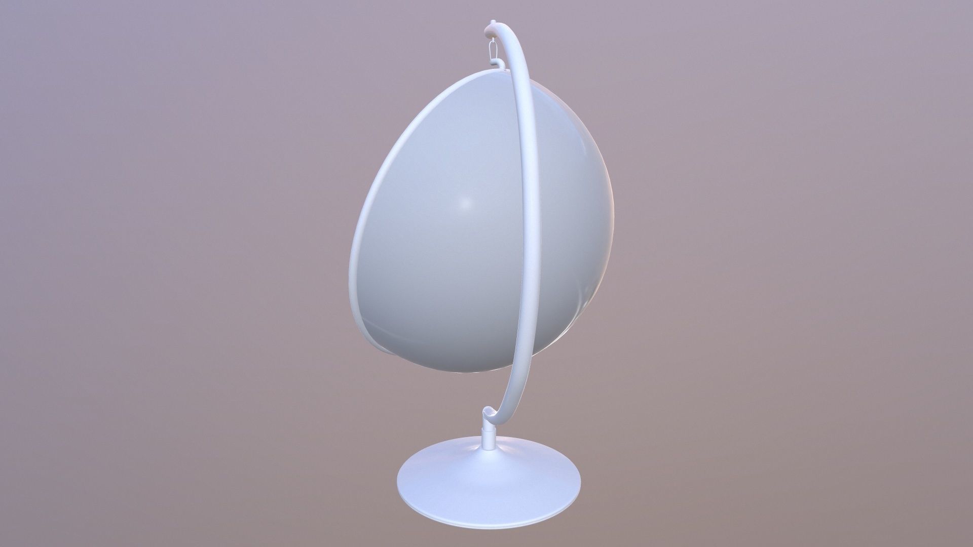 Hemisphere Hanging Chair 3D model_8