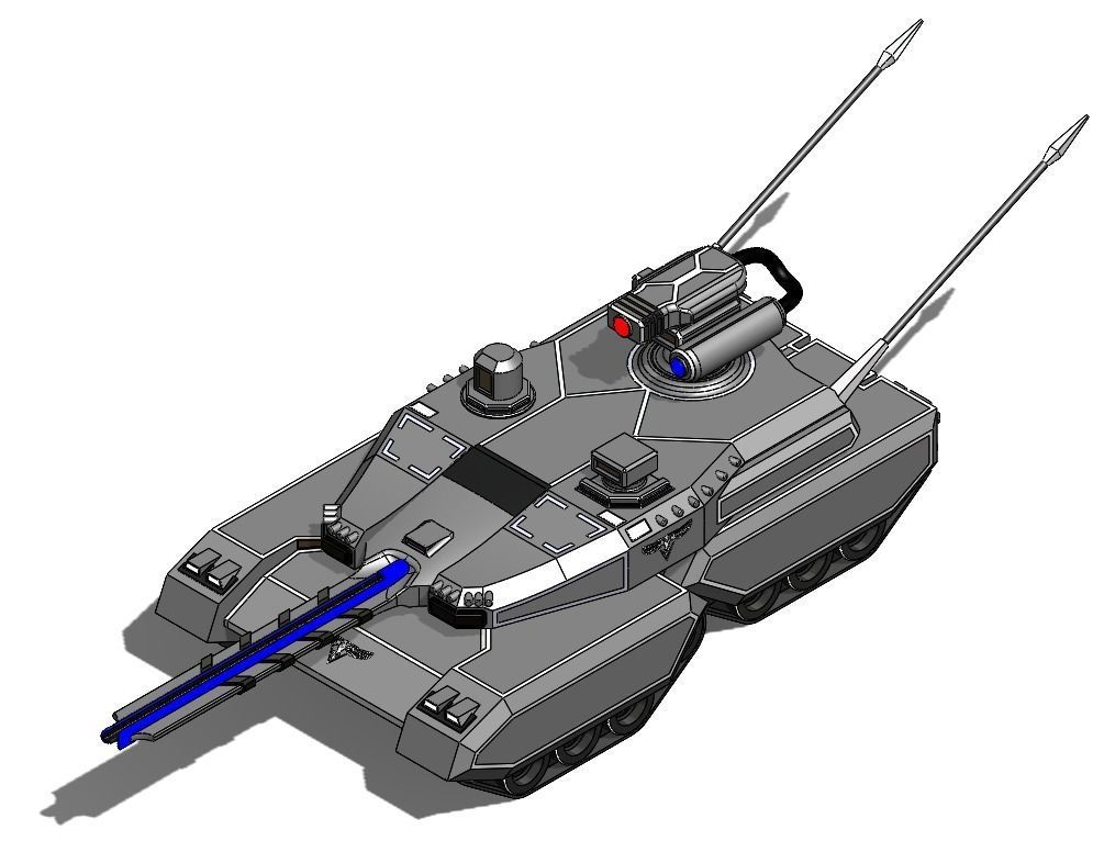 Guardian Tank Free 3D print model_1