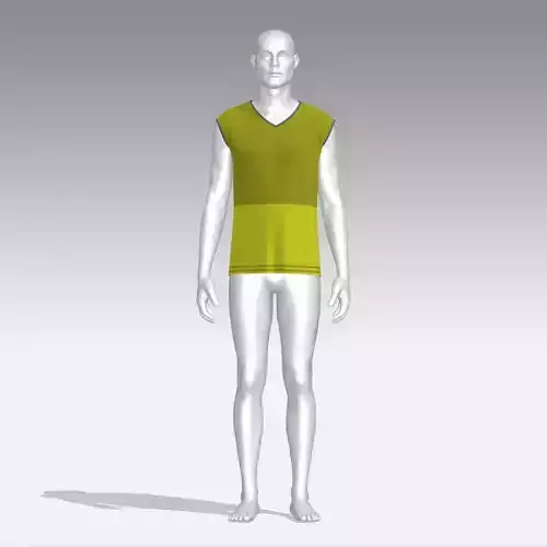 T-shirt male mannequin wearing shirt