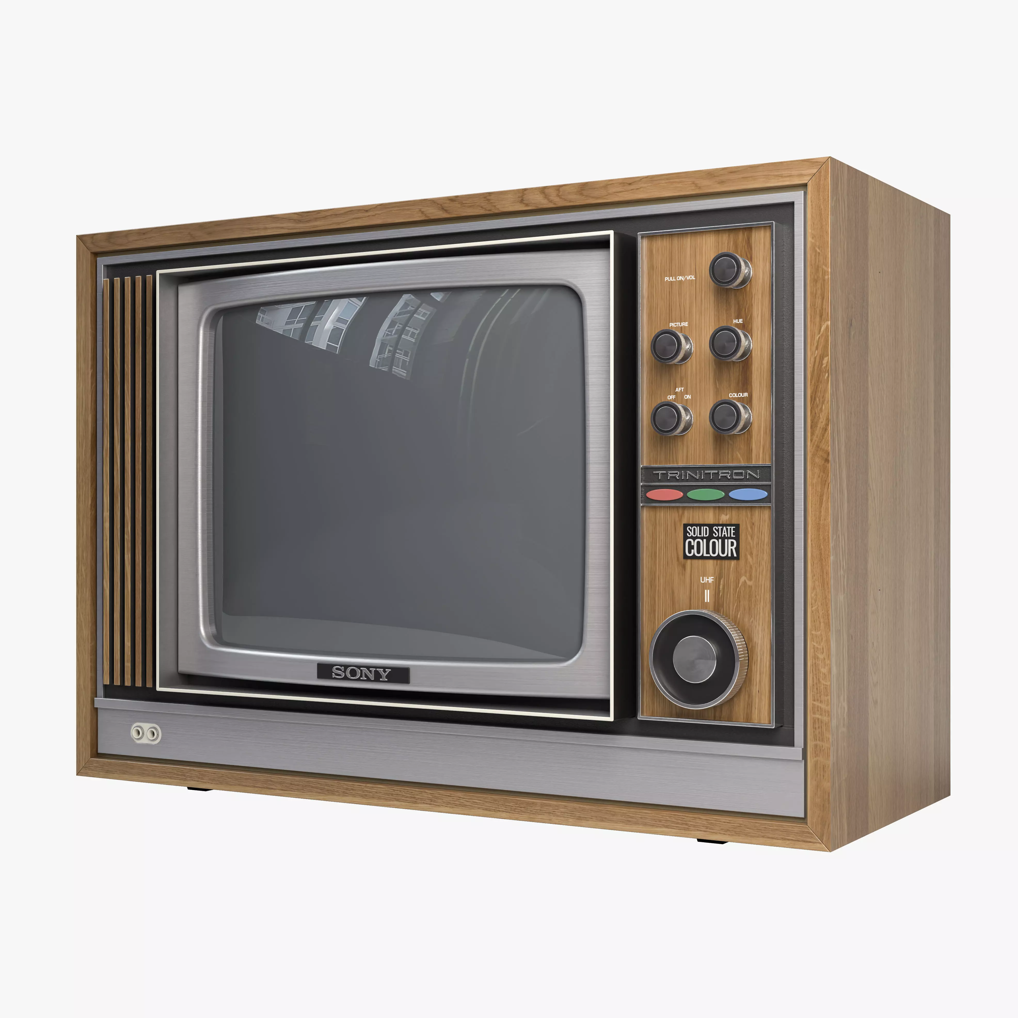 Sony Trinitron Vintage Television 3D model