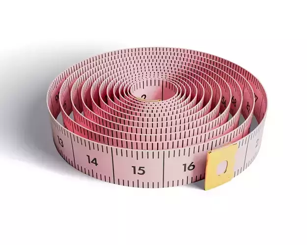 Seamstress Measuring Tape 3D model