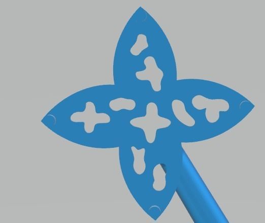 YD260 rose gold heart pendant necklace 3D print model_29