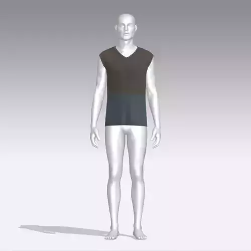 T-shirt male mannequin wearing shirt