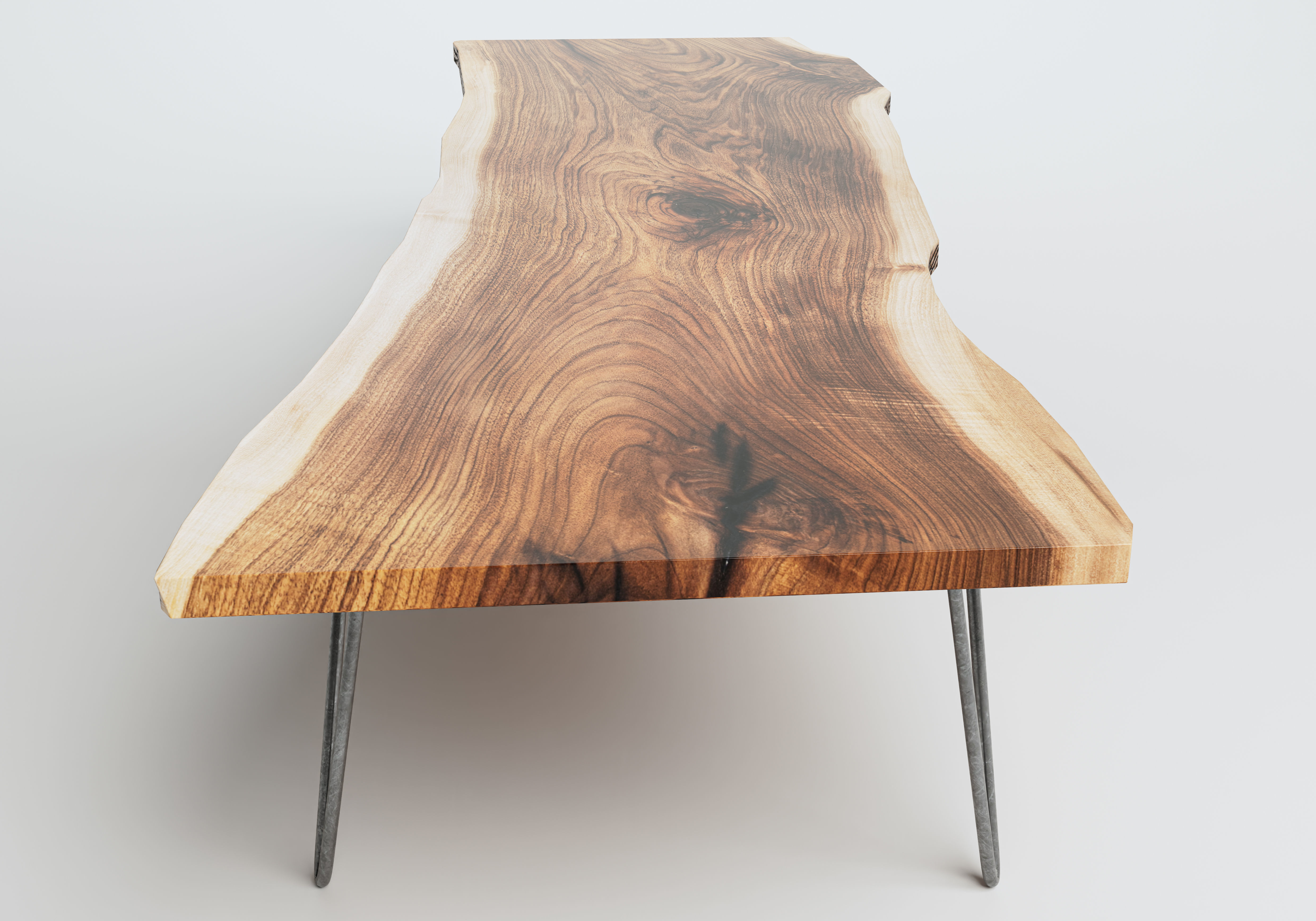Wooden Conference Room Table 3D model_5
