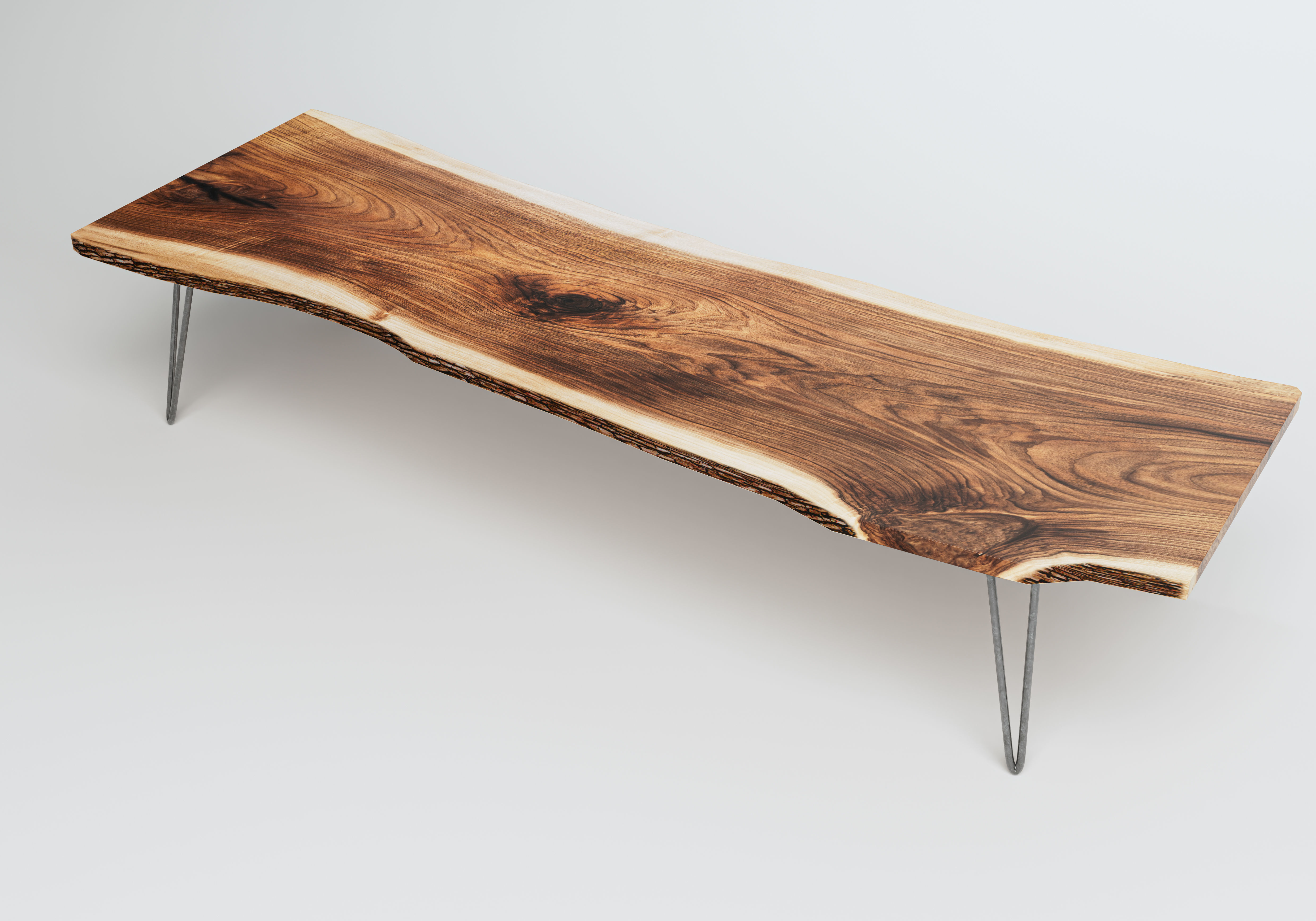 Wooden Conference Room Table 3D model_7