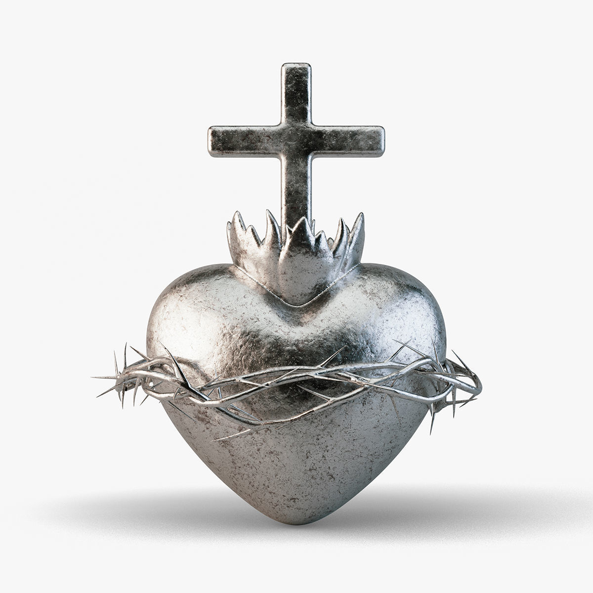 Sacred Heart Symbol 3D model_5