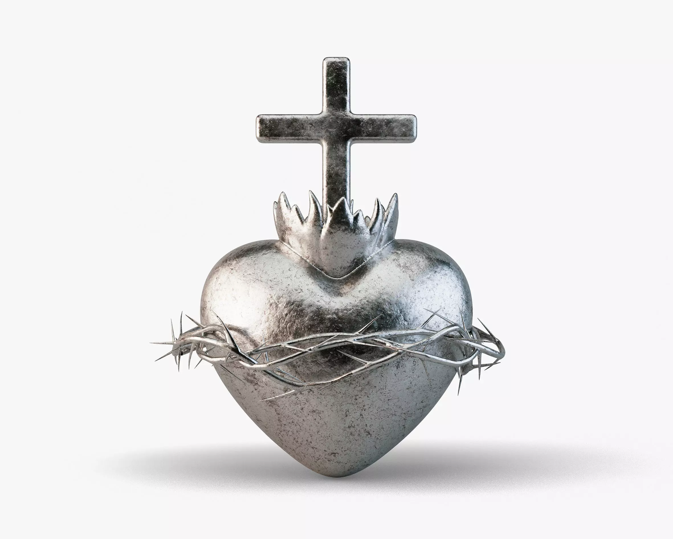 Sacred Heart Symbol 3D model_0
