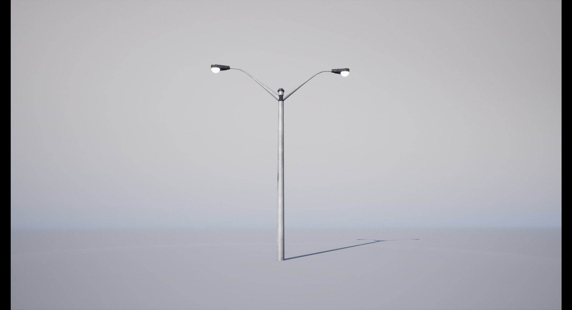 Street Lamp Low-poly 3D model_9