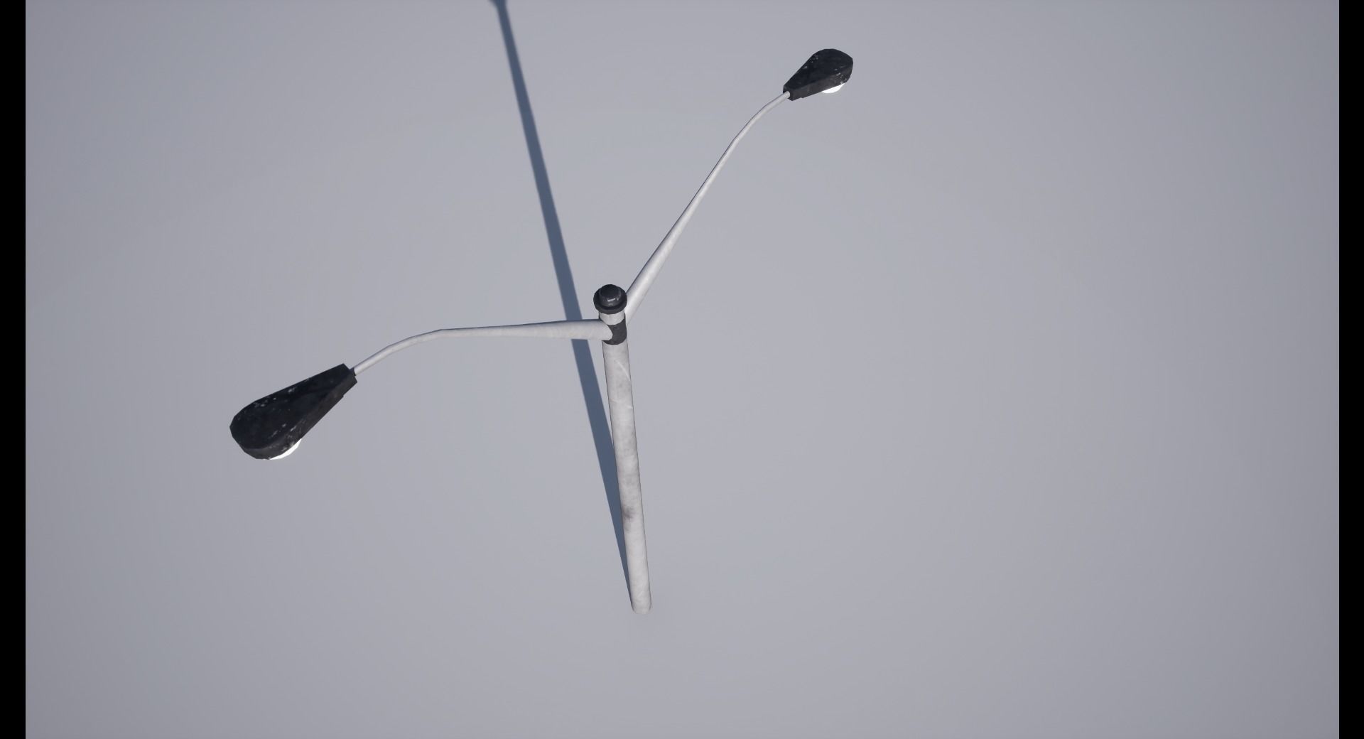 Street Lamp Low-poly 3D model_10