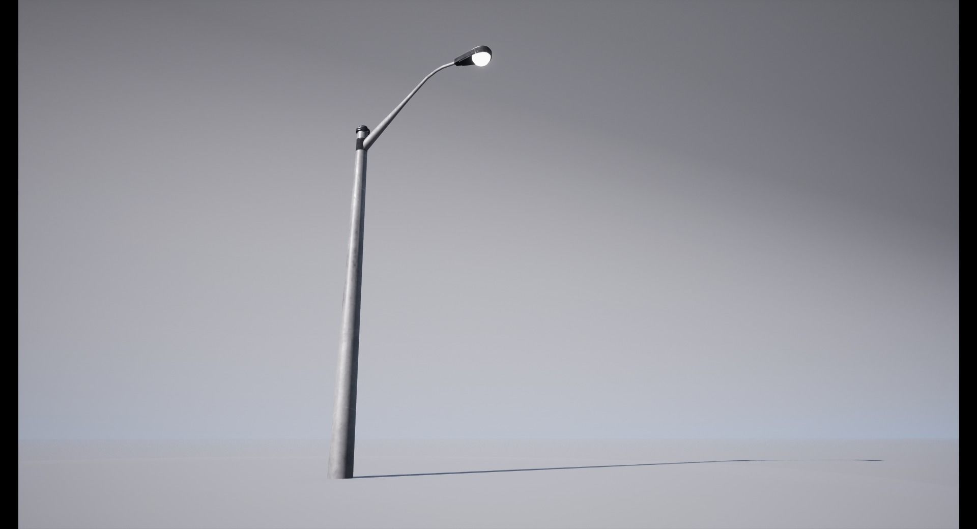Street Lamp Low-poly 3D model_6