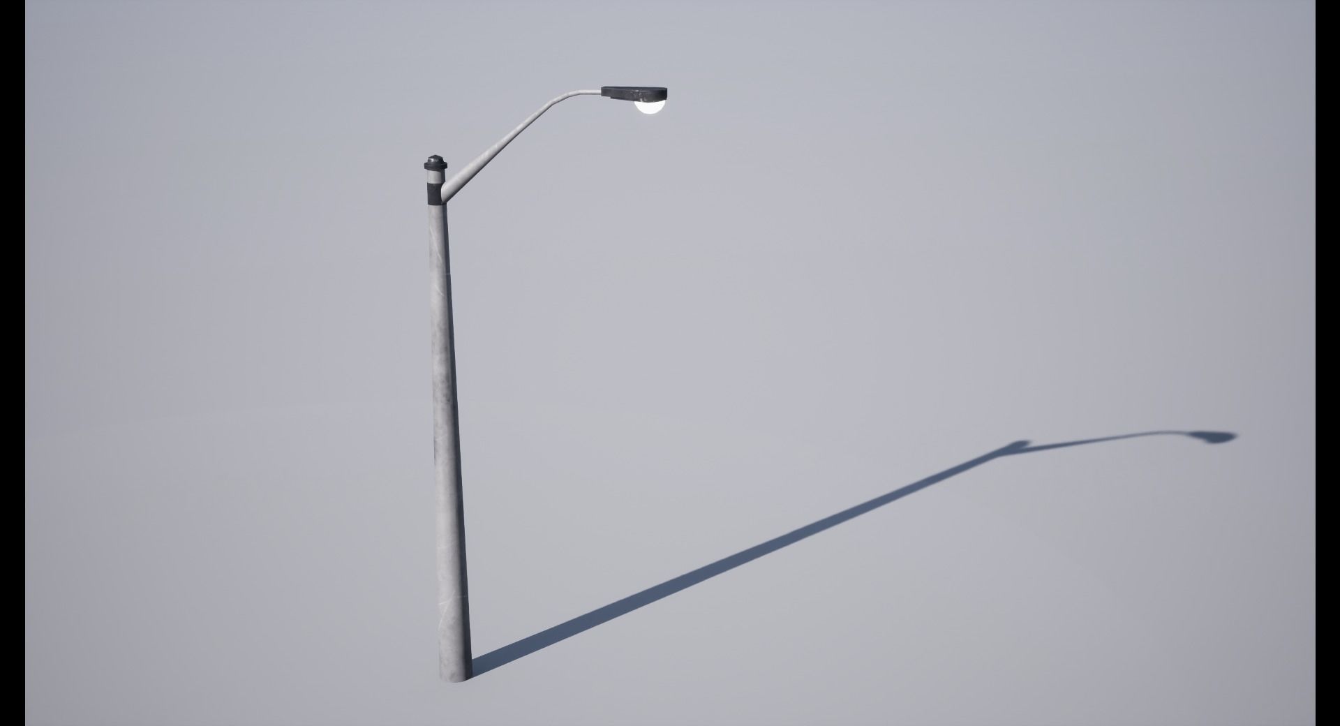 Street Lamp Low-poly 3D model_7
