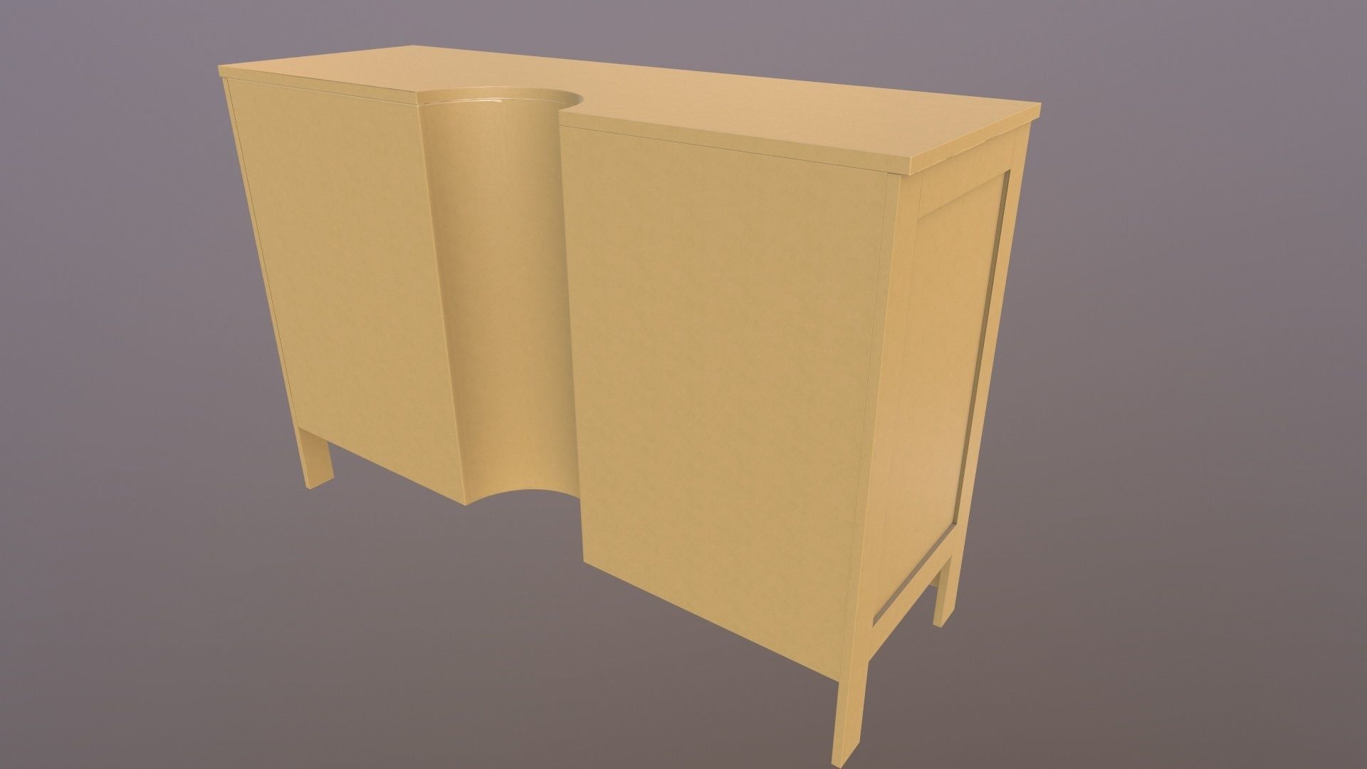 Wooden Rack 3D model_11