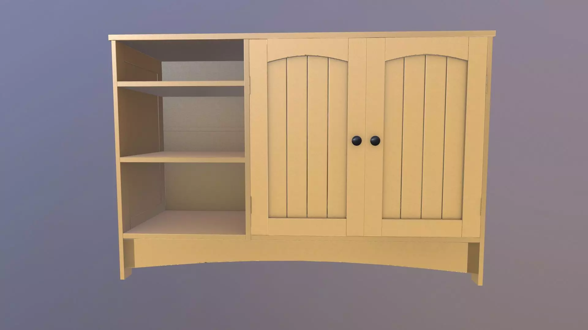 Wooden Rack 3D model_0