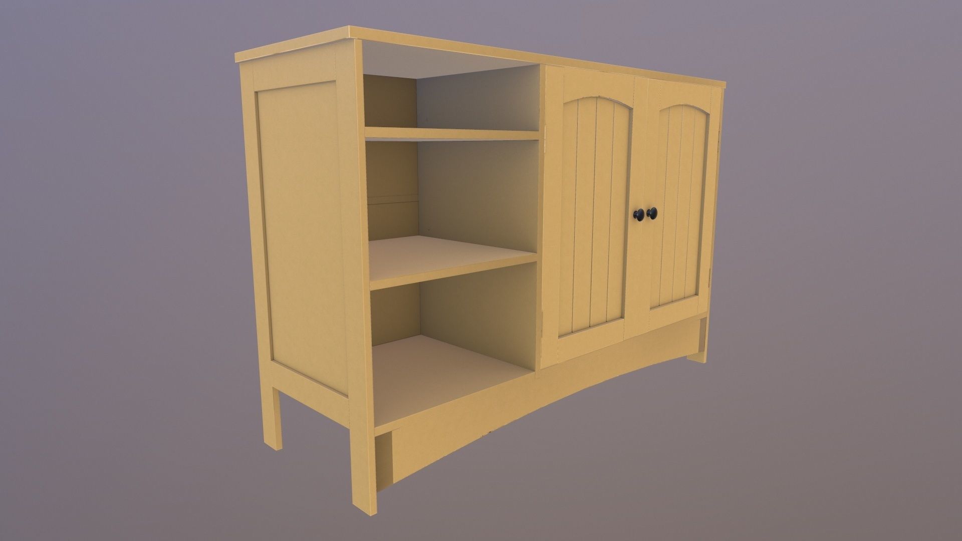 Wooden Rack 3D model_12