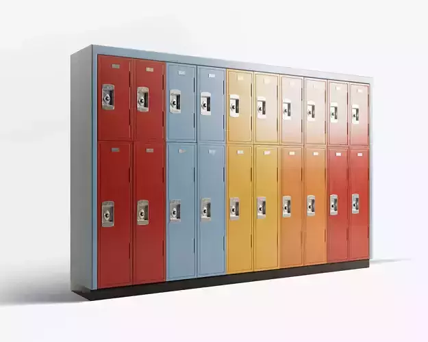 School Locker Bank