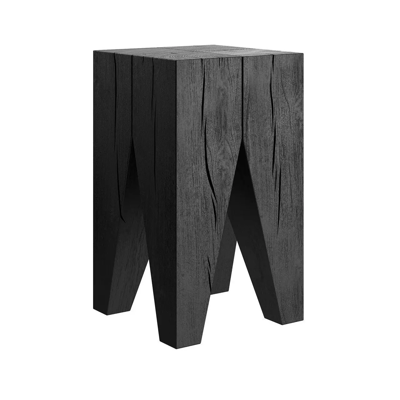 Backenzahn Black Oak Side Table by e15 3D model_0