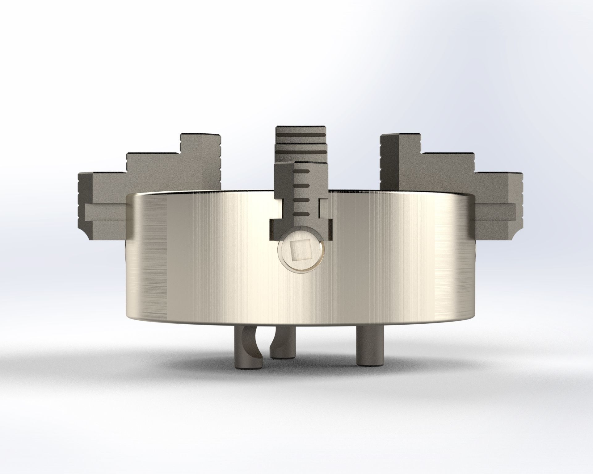 4jawchuck machine tool Free 3D model_1