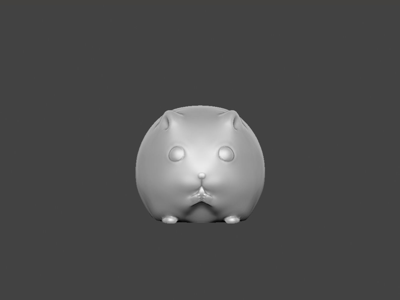 Hamster 3D print model_2