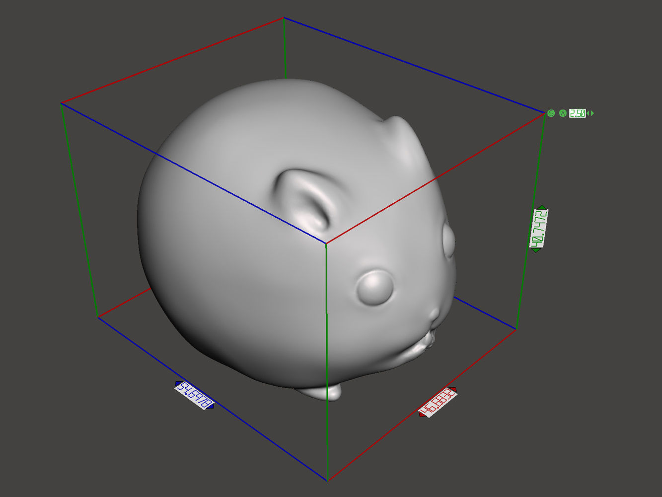 Hamster 3D print model_1