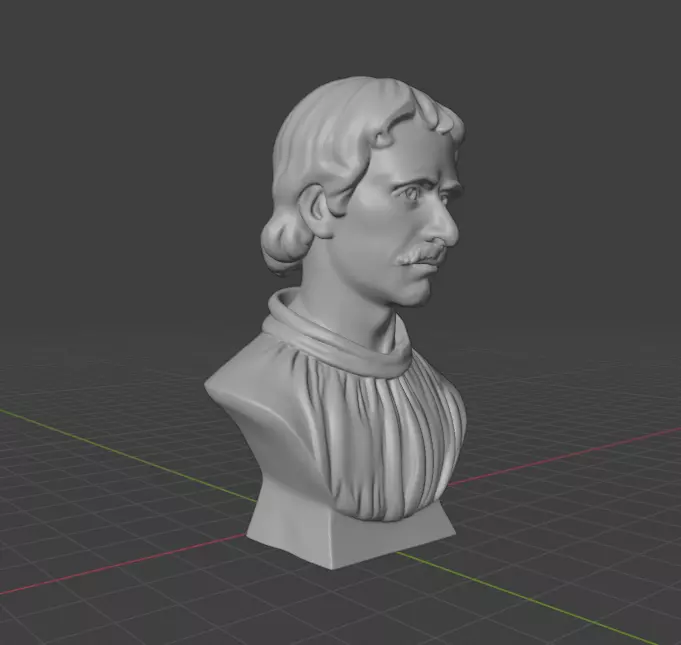 Giordano Bruno 3D print model_9