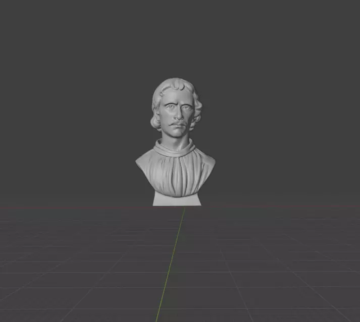 Giordano Bruno 3D print model_0