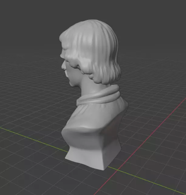 Giordano Bruno 3D print model_2