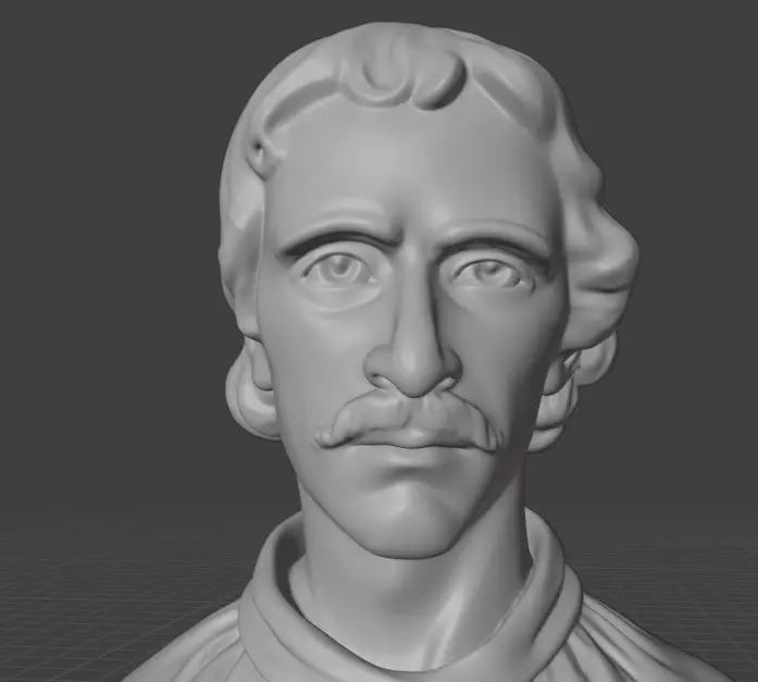 Giordano Bruno 3D print model_15