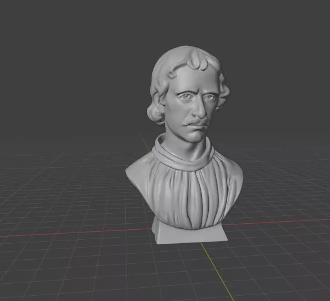 Giordano Bruno 3D print model_4