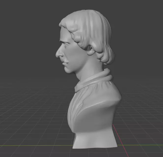 Giordano Bruno 3D print model_10